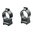Anelli per ottica 1" bassi (0,35") 16MM CZ, neri