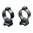 Anelli 30 mm X-High blu opaco
