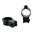 Anelli per cannocchiale 1" alti (0,60") per 11MM CZ, neri