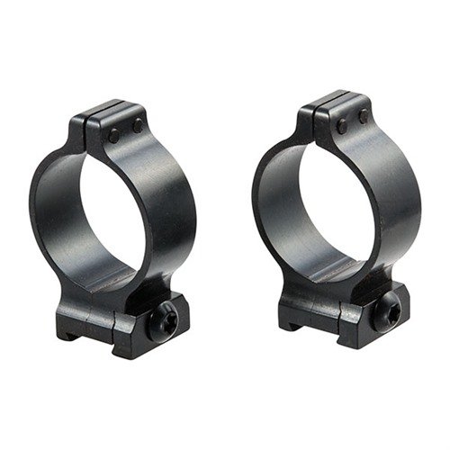 Anelli per ottiche Talley 30mm con leve QD in acciaio, per un'installazione rapida e facile, disponibili in diverse altezze e finiture.