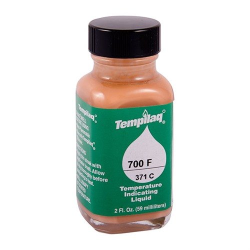 TEMPILAQ® è un indicatore di calore positivo per il trattamento termico, facile da usare e conveniente. Si scioglie a 700°F, segnando il momento ideale per il raffreddamento.