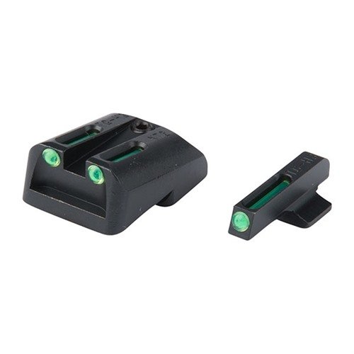 I mirini TFO Truglo combinano Tritium e fibra ottica per una visibilità ottimale in tutte le condizioni, offrendo robustezza e design compatto per 1911.