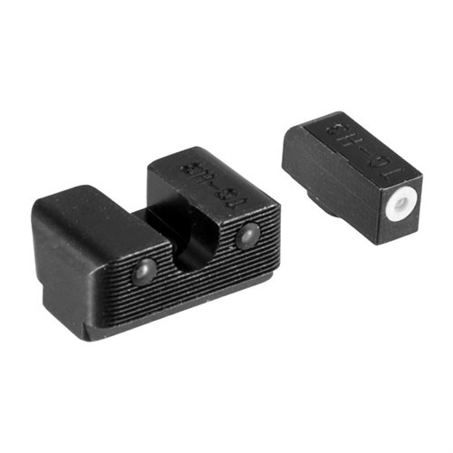 I mirini notturni TRUGLO per Glock® offrono massima luminosità grazie al tritio svizzero, senza bisogno di batterie, design senza grovigli e finitura protettiva.
