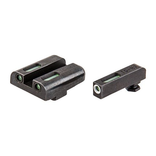 Le mire TFX di TRUGLO offrono visibilità senza pari grazie alla combinazione di Tritium e fibra ottica, resistenti a oli e solventi, per un'acquisizione rapida.