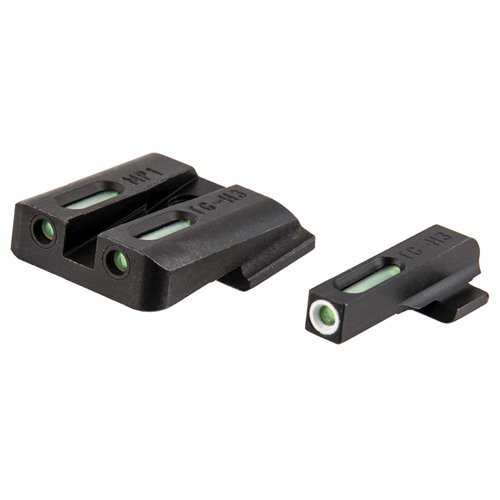 Il set di mirini TFX per S&W M&P offre visibilità senza pari grazie alla combinazione di Tritium svizzero e fibra ottica, protetto da un involucro sigillato.