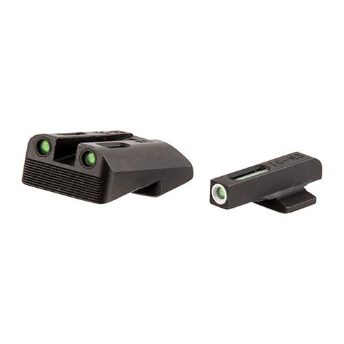 I mirini TFX TRUGLO per 1911 offrono visibilità senza pari grazie alla combinazione di Tritium e fibra ottica, con protezione contro oli e solventi.