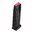 Caricatore APX 9 mm 17 colpi in acciaio nero con follower rosso