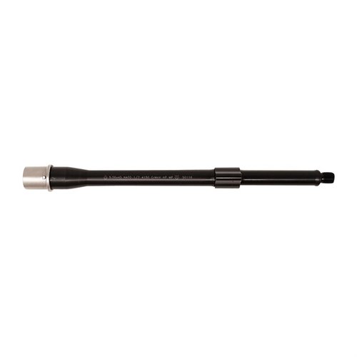 Il tubo AR-15 5.56 Hanson Profile offre la rigidità di un cannone pesante in un profilo leggero, con finitura resistente e precisione garantita.
