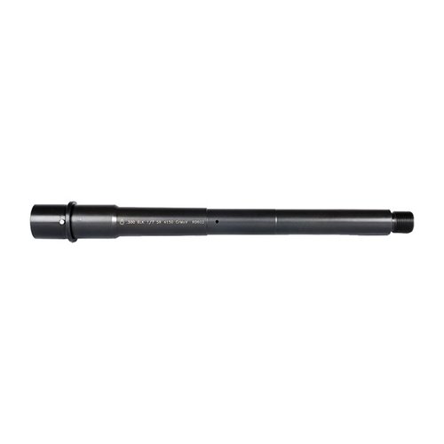 .300 Blackout, canna da 10" in 4150 Chrome Moly Vanadium, finitura QPQ resistente alla corrosione, ideale per configurazioni Pistol. Twist rate 1:7.