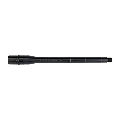 .308 Tactical Government Profile Barrel da 12,5" in acciaio 4150 Chrome Moly Vanadium, finitura QPQ resistente alla corrosione, compatibile con SBR e Pistol.
