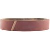 Le cinghie abrasive VSM da 400 grit, 2" x 25 1/2", offrono una durata eccezionale grazie alla tecnologia "Compact Grain" per finiture super-fini e resistenti.