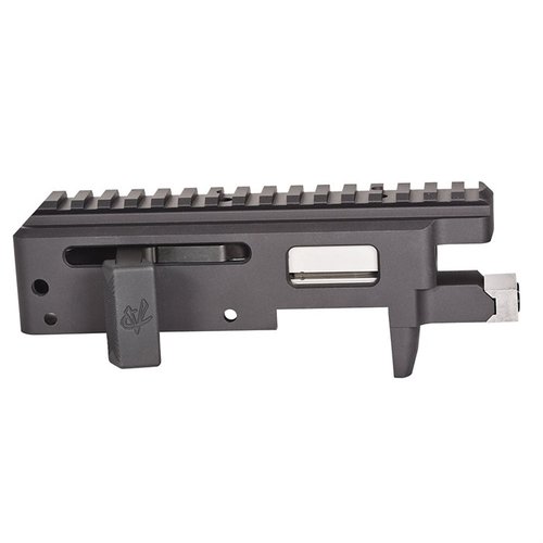 Costruisci un fucile a percussione di precisione con il Volquartsen Summit Receiver e Bolt, compatibile con Ruger 10/22, leggero e con rail Picatinny integrato.