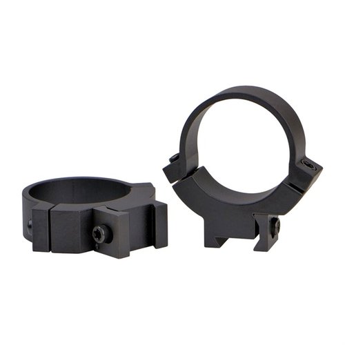 Le anelli Dovetail 7.3/22 di WARNE sono robusti, compatibili con diverse carabine e offrono un attacco sicuro grazie al sistema di fissaggio T-15 Torx.