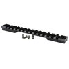 Il rail Warne Mountain Tech è realizzato in alluminio 7075/T6, leggero e resistente, con finitura anodizzata e hardware zincato per una protezione "Element Proof".