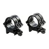 I QUAD LOCK RINGS WEAVER offrono doppia potenza di serraggio con due tappi per base, costruzione in alluminio leggera e copertura di 210° per una pressione uniforme.