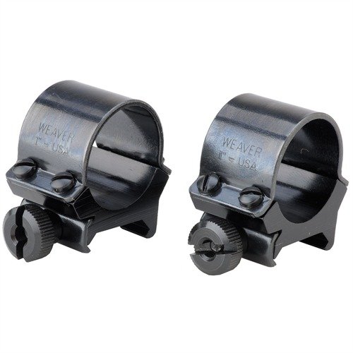 Anelli SURE-GRIP da 1" con potenza di serraggio uniforme, cappucci in acciaio e 4 viti per una stabilità ottimale del reticolo e facile installazione dello scope.