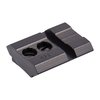 Le basi TOP MOUNT WEAVER in alluminio leggero si adattano a fucili, carabine e pistole, disponibili in finiture blu lucido, matte o argentato.