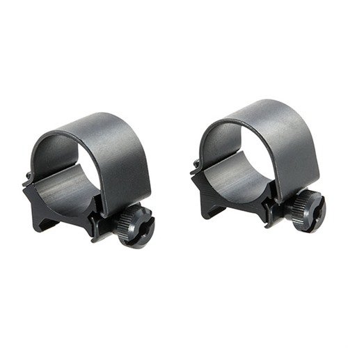 Anelli di montaggio TOP MOUNT, 1" LOW, in finitura Matte Blue, leggeri e resistenti, perfetti per ottiche con obiettivi fino a 60mm di diametro.