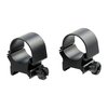 Anelli di montaggio TOP MOUNT, 1" alti, in finitura Matte Blue, realizzati in alluminio e acciaio, disponibili in diverse altezze per adattarsi a vari obiettivi.