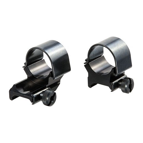 Anelli di estensione Top Mount da 1" in finitura blu lucido, regolano l'oculazione di 3⁄4" in avanti o indietro, venduti in coppia per una maggiore versatilità.