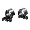 Anelli di estensione Top Mount da 1" in finitura blu lucido, regolano l'oculazione di 3⁄4" in avanti o indietro, venduti in coppia per una maggiore versatilità.