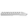 Base per ottica RUGER MK I, MK II, MK III, 22/45, argento