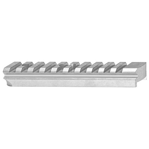 Il montaggio Drill & Tap in alluminio anodizzato si fissa alla parte superiore del Ruger, compatibile con Redhawk, Blackhawk e GP100, accetta anelli stile Weaver.