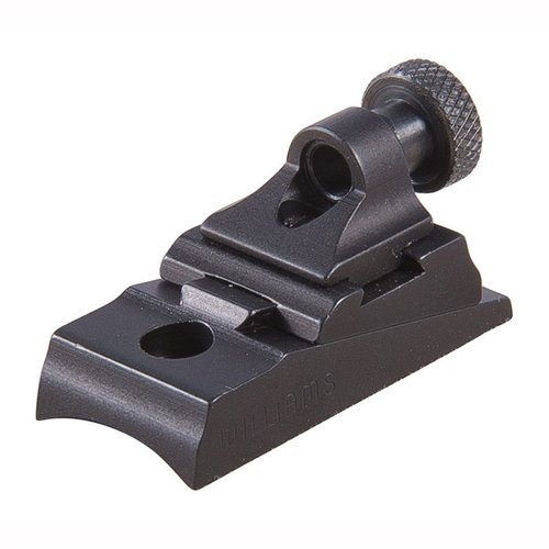 Il mirino posteriore SAVAGE ARMS 110 WGRS offre un'installazione semplice su ricevitori, realizzato in alluminio anodizzato nero e con altezza simile a una lama di mirino aperto.