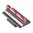 .290" fibra ottica 290M mirino anteriore in acciaio rosso