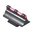 .406" mirino anteriore 406M in fibra ottica, acciaio, rosso