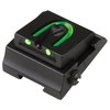 Alzo posteriore regolabile per fucile in fibra ottica 1/4" WGOS verde