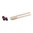 VICKERS ELITE MIRINO ANTERIORE FIBRA OTTICA ROSSA ALTEZZA .230"