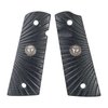 Le impugnature G10 per 1911 di Wilson Combat sono realizzate in G10 robusto, con design starburst unico, taglio per sicurezza ambidestra e rilascio del caricatore.