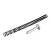 I kit di molla di recupero Flat Wire 1911 migliorano il funzionamento e la durata della molla, con guide in acciaio inox e molle in flat wire per modelli full e compact.