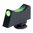 VICKERS ELITE MIRINO ANTERIORE FIBRA OTTICA VERDE ALTEZZA .245"