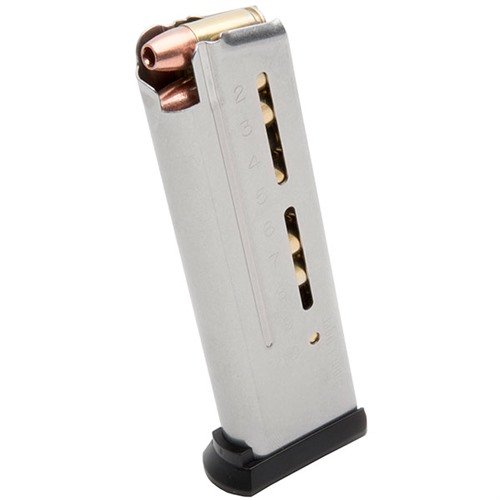 I caricatori Elite Tactical 9mm 1911 di Wilson Combat offrono un'alimentazione impeccabile, capacità di 10 colpi e un design innovativo per una maggiore affidabilità.