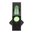 VICKERS ELITE MIRINO ANTERIORE FIBRA OTTICA VERDE GLOCK 42/43