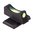 WILSON COMBAT VICKERS ELITE MIRINO ANTERIORE FIBRA OTTICA VERDE .180" ALTEZZA