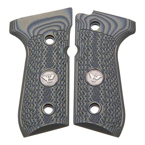 Grips G10 per Beretta 92/96, lavorati CNC per una vestibilità perfetta, profilo sottile per miglior comfort e textures aggressive per una presa sicura.