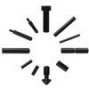 Set di 11 pin di alta qualità per il 1911 Auto, in acciaio trattato termicamente, ideale per riparazioni e ricostruzioni, disponibile in blu o inox.