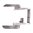 Sicura ambidestra in acciaio inox