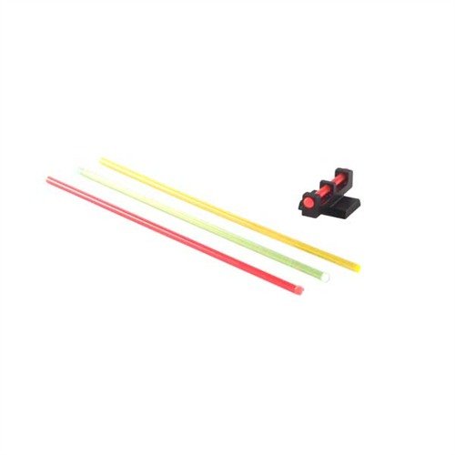 .175" SIGHT con un lungo rod in fibra ottica, offre un punto rosso luminoso e chiaro, ideale per ghost ring, v-notch e mirini convenzionali.