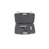 Valigia per pistola 50×30×8,5 cm, 2 clip, cerniere metalliche, nero
