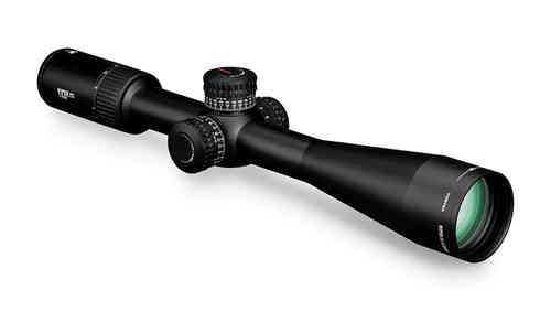 Il Viper PST Gen II 5-25x50 EBR 4 Moa di VORTEX offre un'ottica di alta qualità con ingrandimento variabile, reticolo illuminato e resistenza agli agenti atmosferici.