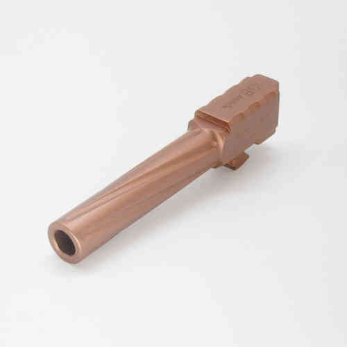 Scopri la Canna per Glock 19 Gen 4 di IGB AUSTRIA, fluted e in bronzo, progettata per migliorare la precisione e la durata, perfetta per ogni tiratore.
