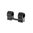 Supporto per ottica ADVERSUS lungo - diametro 35 - altezza 38 - 0 MOA - nero