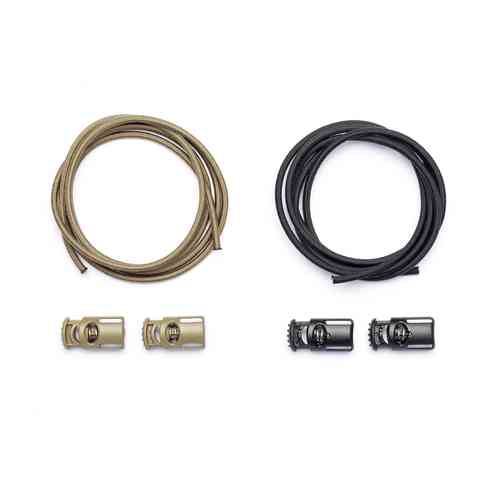 Il Shock KIT - Coyote di BLACKFOLIUM è un cordino elastico multiuso ideale per fissare antenne radio, Tourniquet e abbigliamento, con bloccaggio sicuro grazie ai Cord-Lock.